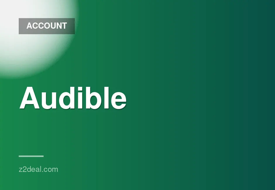 Audible Premium Plus 1 Month Private Account UK Region with 1 Month Warranty