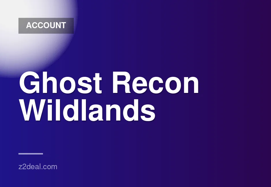 Ghost Recon Wildlands Premium Account with Warranty - Buy 2 Get 2 Free Offer