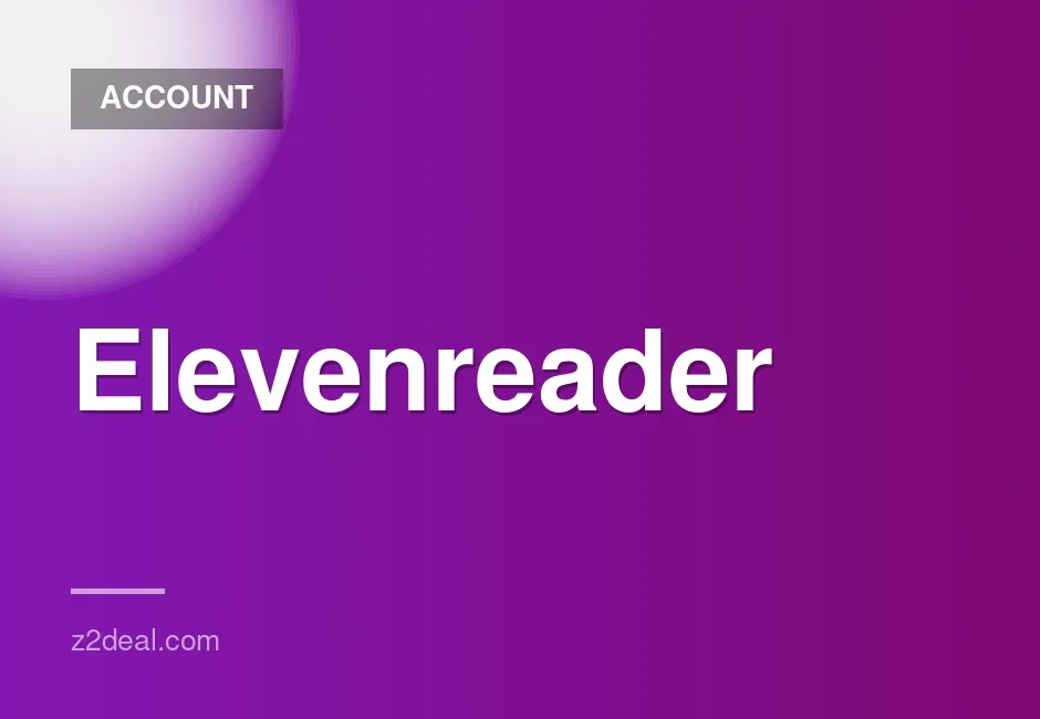 Elevenreader Ultra Premium AI Voice Generator Text to Speech 10 Months Auto Delivery