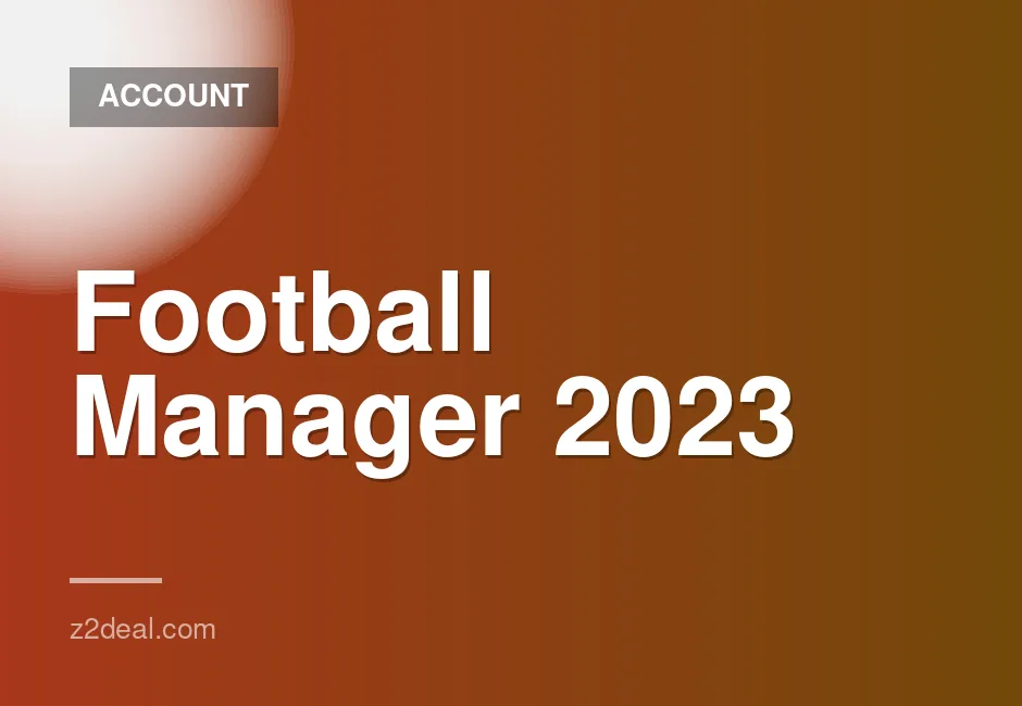 Football Manager 2023 Premium Account with Free Bonus and Warranty