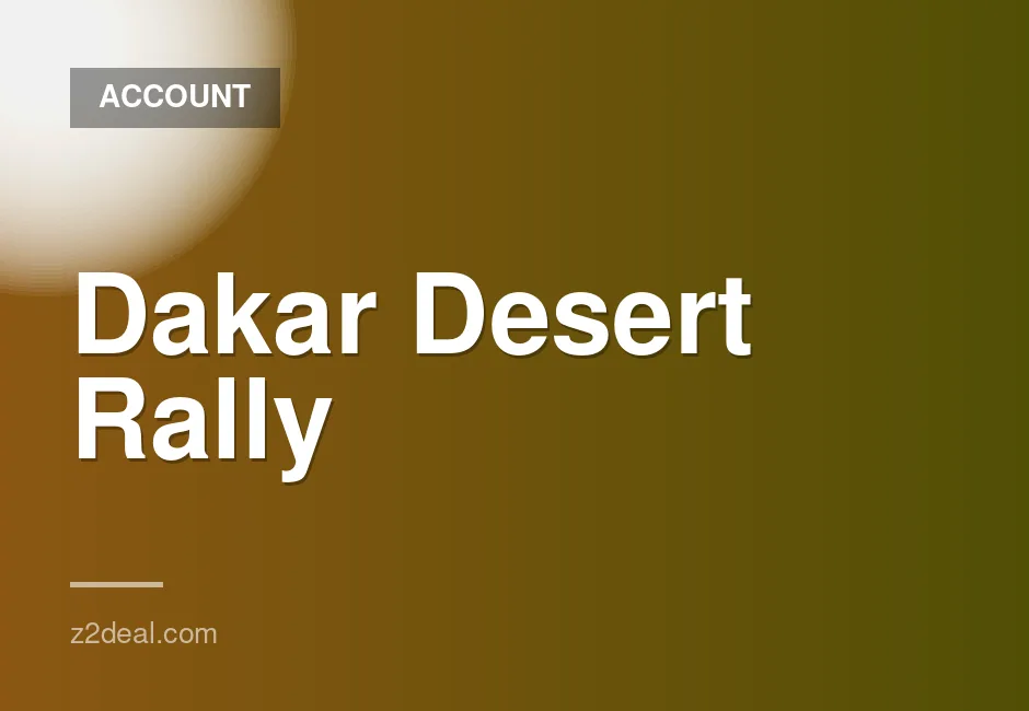 Dakar Desert Rally Account with Full Access and Quick Delivery